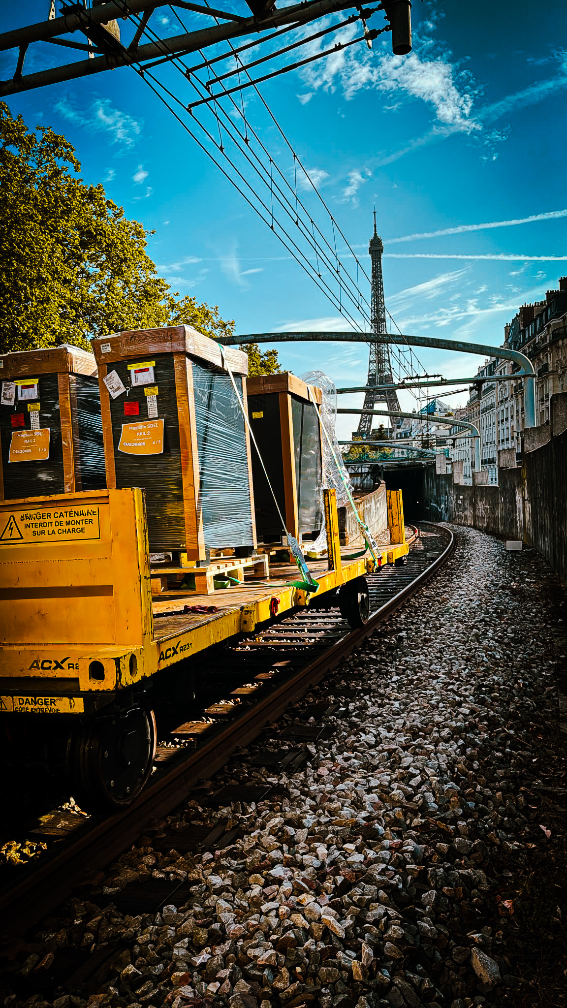 Acheminement logistique et remorque ferroviaire ACX 23 RT ETTB Location